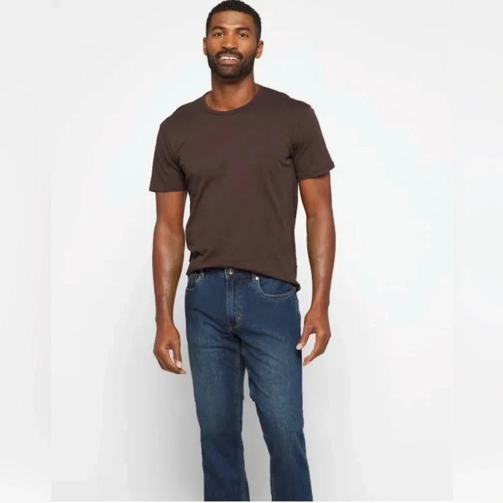 Tommy Bahama Men’s Authentic Premium Denim Deep Blue Straight Jeans